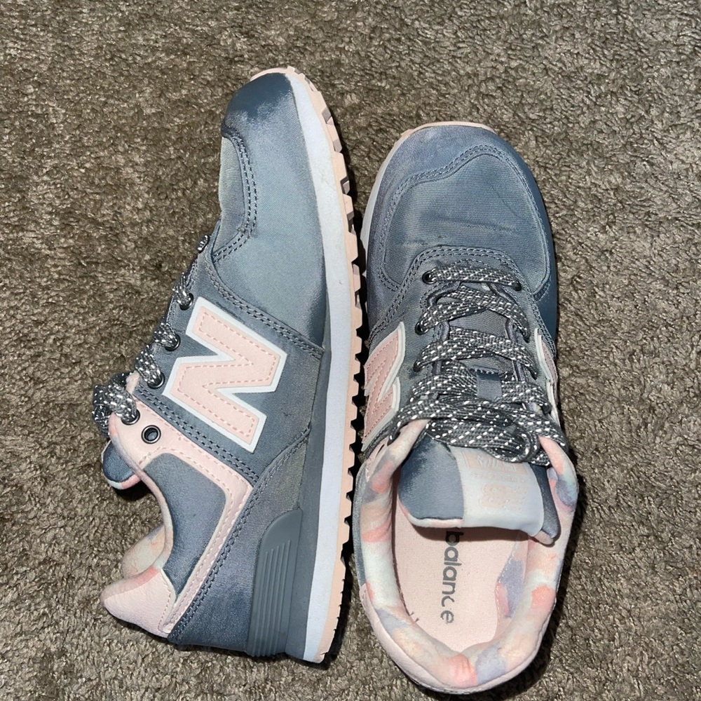 Kids Pink and Grey New Balance’s